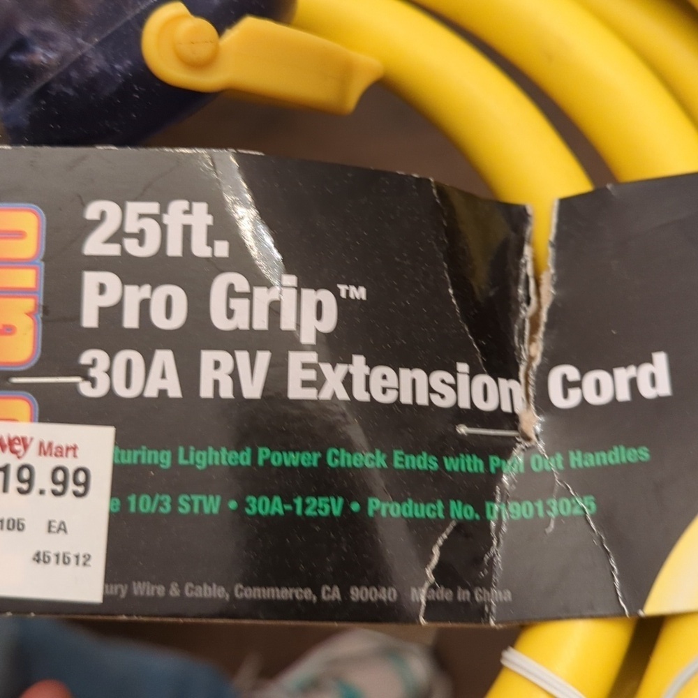 Camper /RV Extension Cord - Picture 2 of 4
